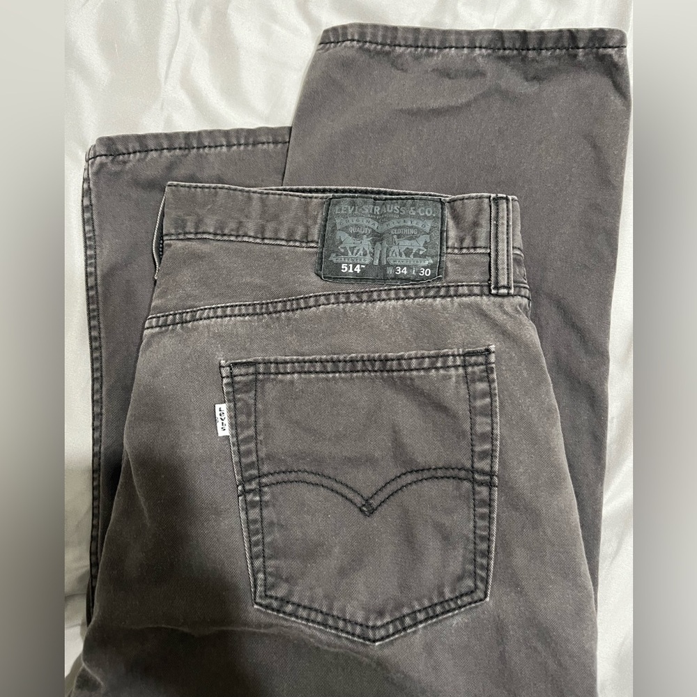 Levi's 514 34x30 grey men's jeans